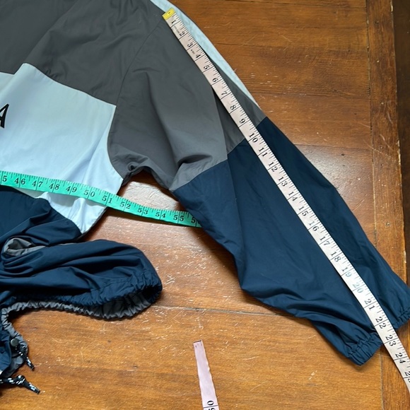 BALENCIAGA Colorblocked Cotton Oversized Track Jacket - Picture 15 of 16